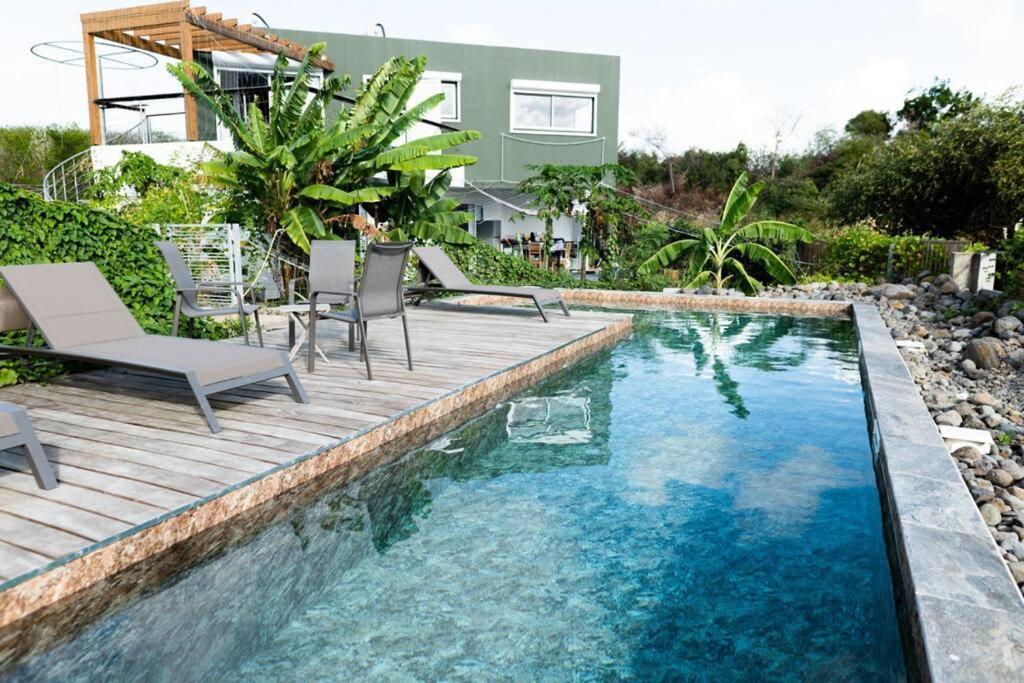 T2 Chaleureux & Piscine En Pleine Nature Petit-Canal Экстерьер фото